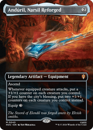 Andúril, Narsil Reforged