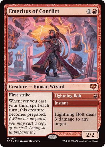 Emeritus of Conflict // Lightning Bolt