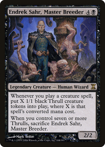 Endrek Sahr, Master Breeder