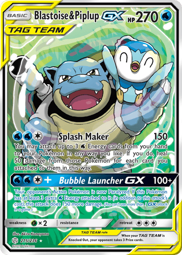 Blastoise & Piplup-GX
